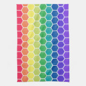 Farbkollektor-Hexagon-Geschirrtuch Geschirrtuch (Vertikal)