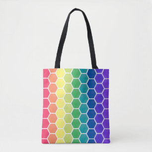 Farbkollektorhexagon-Taschentasche Tasche