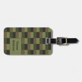 Farbkombination für tiefe Wälder auf beiden Seiten Gepäckanhänger (Vorderseite horizontal)