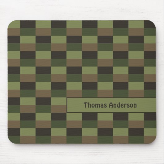 Farbkombination für tiefe Wälder Mousepad (Vorne)