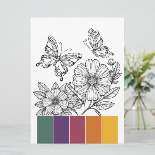 Farbkombinationen Karten Kunsttherapie (Stehend Vorderseite)