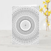 Farbkombinationskarte Karte (Gelbe Blume)