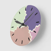 Farbkombo Runde Wanduhr (Winkel)
