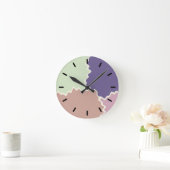 Farbkombo Runde Wanduhr (Zuhause)