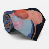 Farbkomposition von August Macke, Vintage Kunst Krawatte (Gerollt)