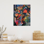 "Farbkomposition" von Macke, Art Poster (Küche)