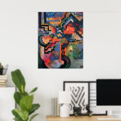 "Farbkomposition" von Macke, Art Poster (Heimbüro)