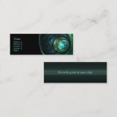 Farbkonzeptions-Kontakt-Visitenkarte Mini Visitenkarte (Vorne/Hinten)