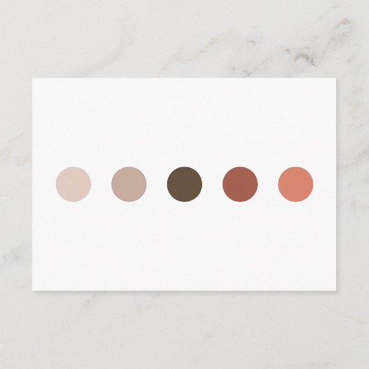 Farbkoordinierte Einladungskarten für Hochzeiten Begleitkarte (Rückseite)