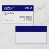 Farbkopf - Dunkelblau v2 Visitenkarte (Vorne/Hinten)