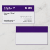 Farbkopf - Dunkle Violette v2 Visitenkarte (Vorne/Hinten)