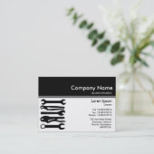 Farbkopf III v2 - Blac - Tools Visitenkarte (Stehend Vorderseite)