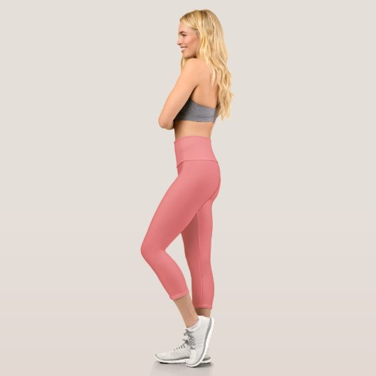 Farbkoralle Capri Leggings (Links)