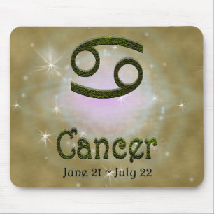 Farbkrebs auswählen Zodiac Astrologisches Zeichen Mousepad