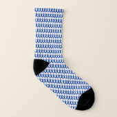Farbkrebs Bewusstsein Blauer Band Socken (Rechts - Außen)