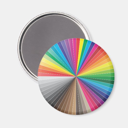 Farbkreis Magnet (Vorderseite/Rückseite)