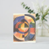 Farbkreis nach August Macke Postkarte (Stehend Vorderseite)