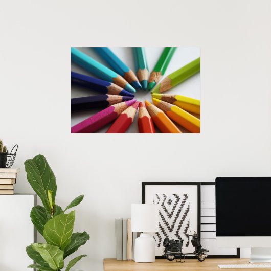 Farbkreis Poster (Heimbüro)