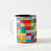 Farbkreis Zweifarbige Tasse (Vorderseite Links)