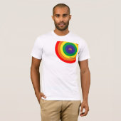Farbkreise für LGBT-Regenbogen personalisieren T-Shirt (Vorne ganz)