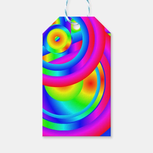 Farbkreise Geschenkanhänger (Vorderseite)