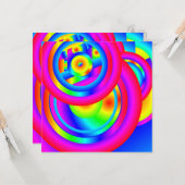 Farbkreise Karte (Vorderseite/Rückseite Beispiel)