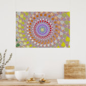 Farbkreise Poster (Küche)