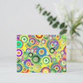 Farbkreise Postkarte (Stehend Vorderseite)