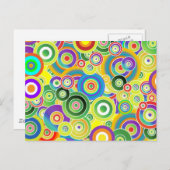 Farbkreise Postkarte (Vorne/Hinten)