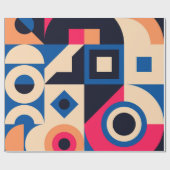 Farbkreisgeometrie Geschenkpapier (Flach)