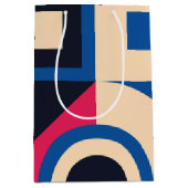 Farbkreisgeometrie Mittlere Geschenktüte (Vorderseite)