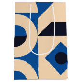 Farbkreisgeometrie Mittlere Geschenktüte (Rückseite)