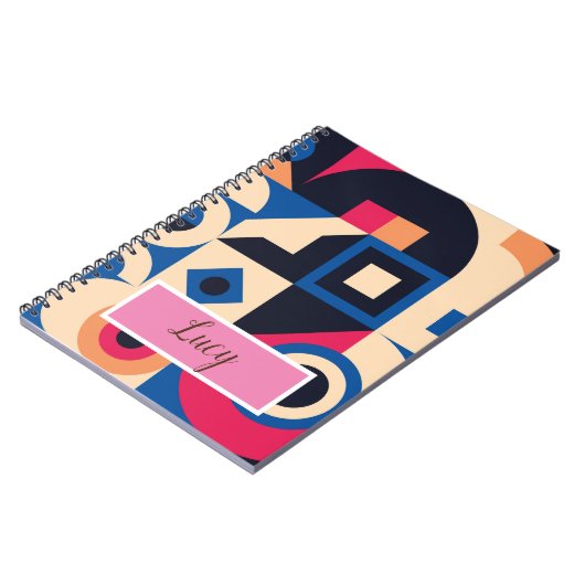 Farbkreisgeometrie Notizblock (Linke Seite)