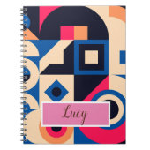 Farbkreisgeometrie Notizblock (Vorderseite)