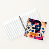 Farbkreisgeometrie Notizblock (Innenseite)