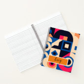 Farbkreisgeometrie Notizblock (Innenseite)