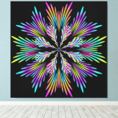 Farbkreislüfter Leinwanddruck (Insitu (Holzboden))