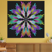 Farbkreislüfter Leinwanddruck (Insitu (Wohnzimmer))