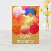 Farbkreismuster abstrakte Kunst, warme Farbe Karte (Gelbe Blume)