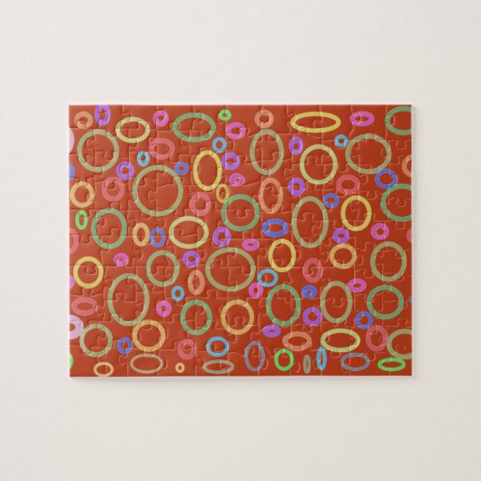 Farbkreismuster Puzzle (Horizontal)