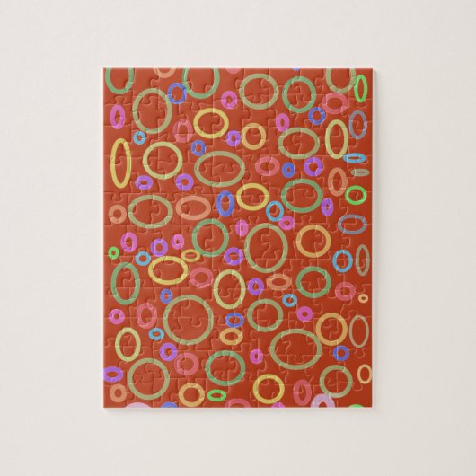 Farbkreismuster Puzzle (Vertikal)