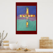 Farbkreuz Poster (Küche)