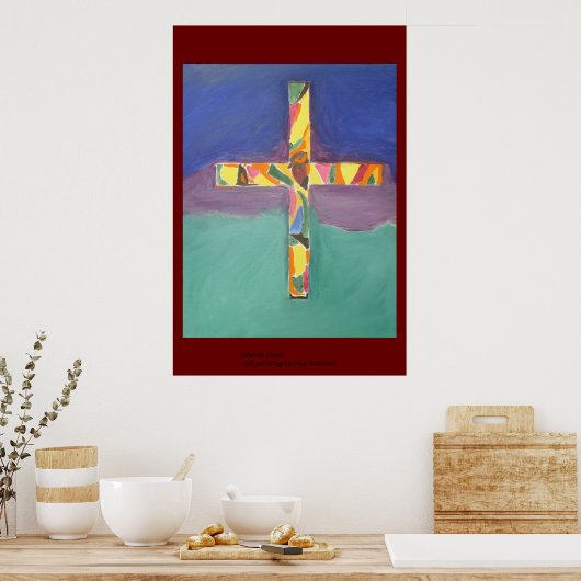 Farbkreuz Poster (Küche)