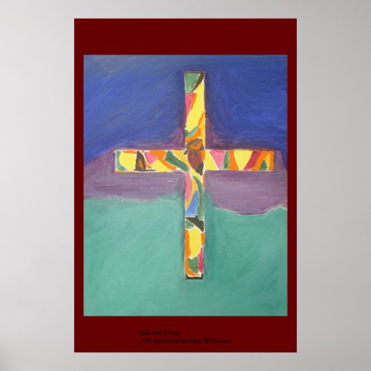 Farbkreuz Poster (Vorne)