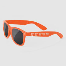 Farbkrieg Orange Team Sonnenbrille