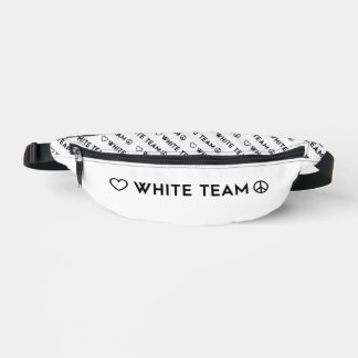 Farbkrieg Weißes Team Haarzubehör Bauchtasche