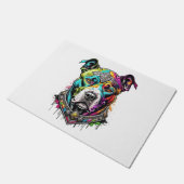 Farbkruste Fußmatte (Schrägansicht)