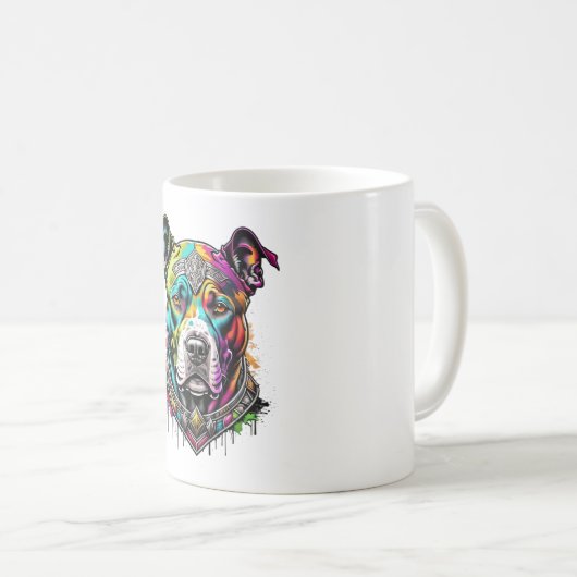 Farbkruste Kaffeetasse (VorderseiteRechts)