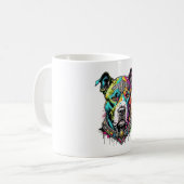 Farbkruste Kaffeetasse (Vorderseite Links)