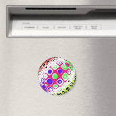 Farbkugel Kugel mit Farbpunkten Magnet (In Situ (Geschirrspüler))
